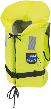 Besto Econ 50N reddingsvest - geel - 30/40 kg - kruisband