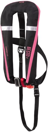 Besto Comfort Fit Reddingsvest - 180N - zwart/roze