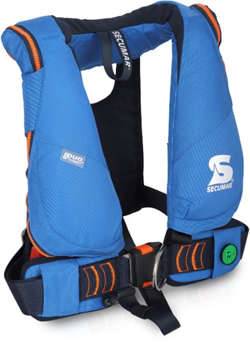 Secumar Junior Duo Protect Reddingsvest - 150N - 20/50 kg - blauw